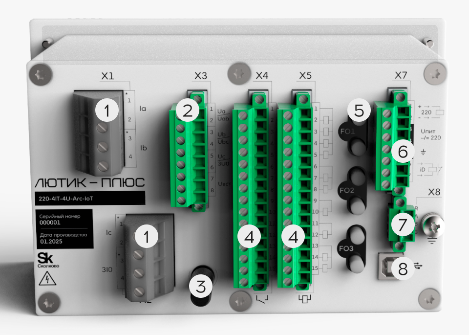 Передняя панель