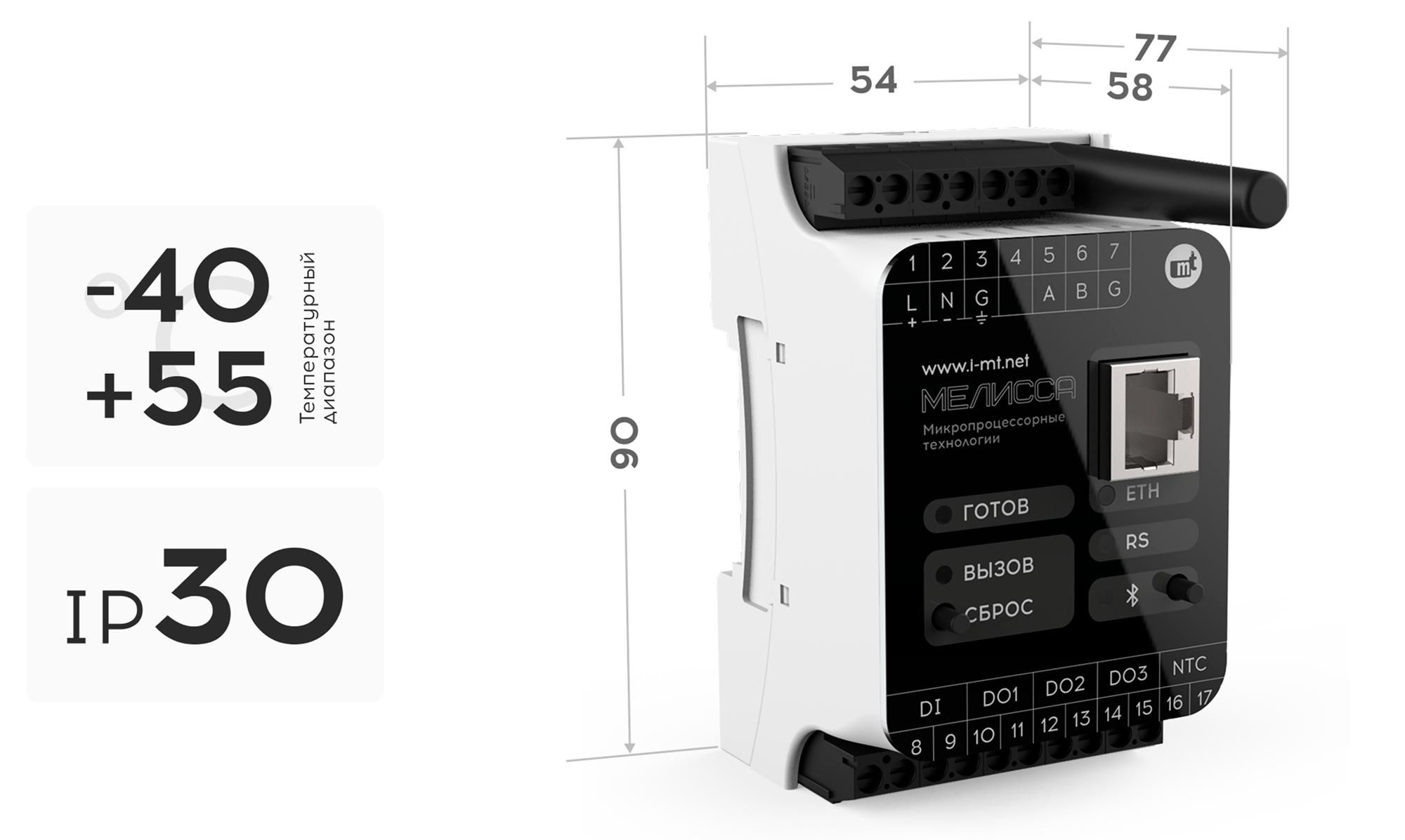 Подключение внешних цепей